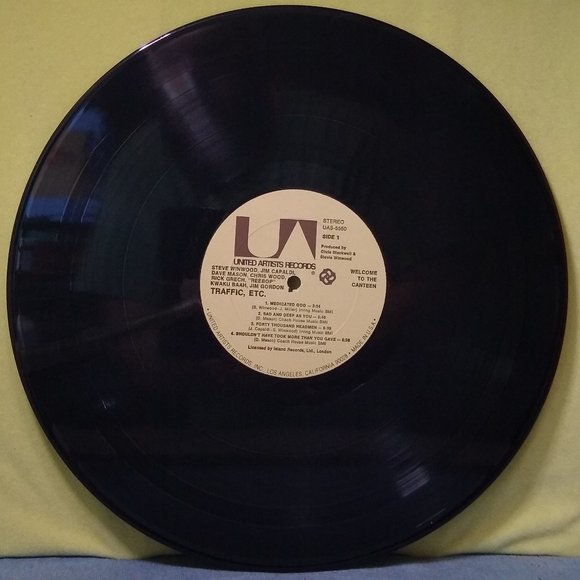 Traffic Welcome To The Canteen 1971 Vinyl record - Picture 3 of 4